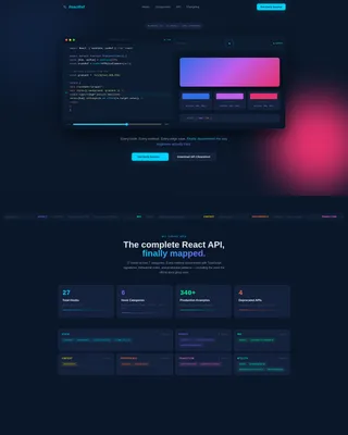 Comprehensive API Reference | Free Website Template | Rocket