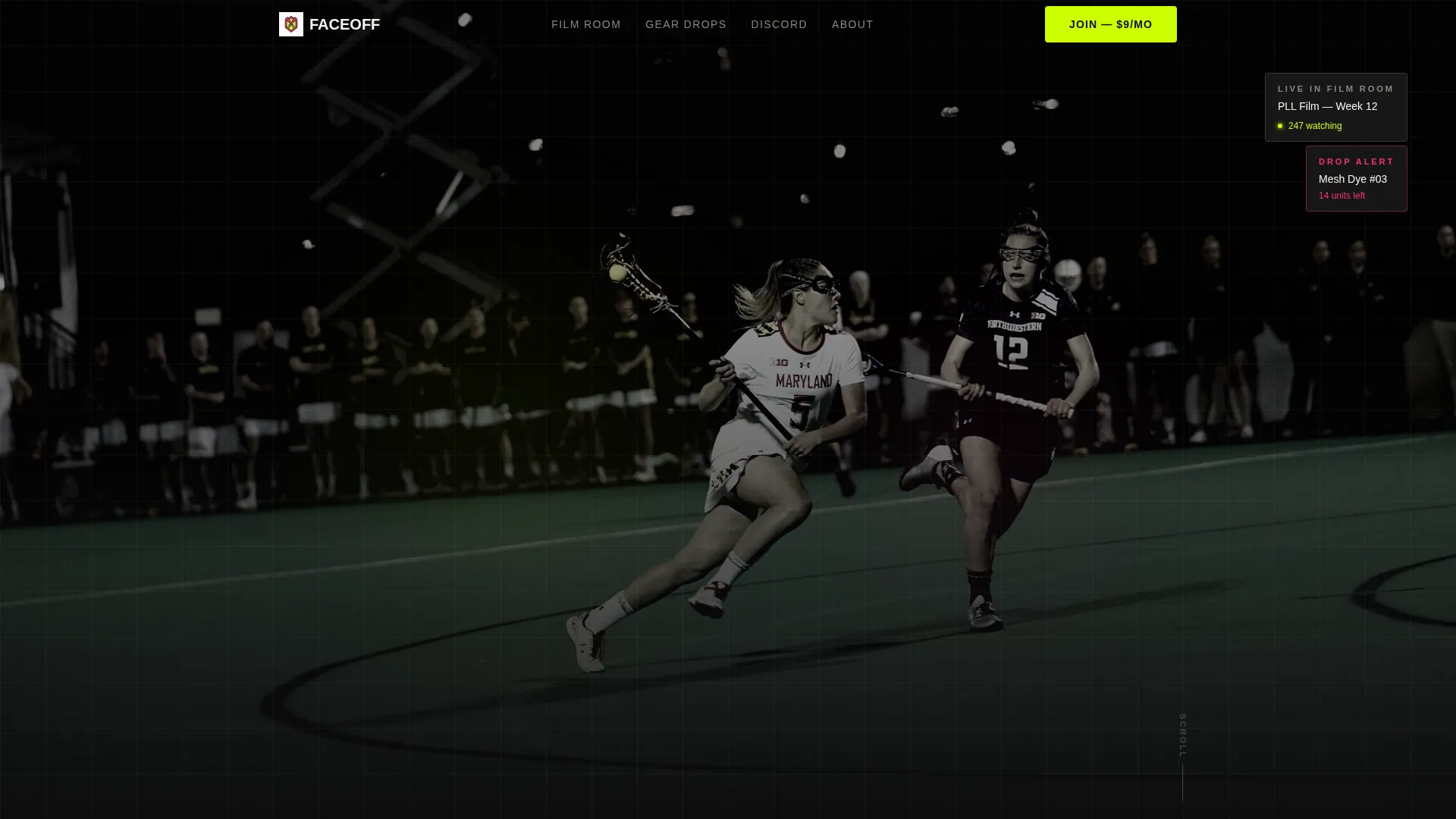 Lacrosse Community Landing Page Template