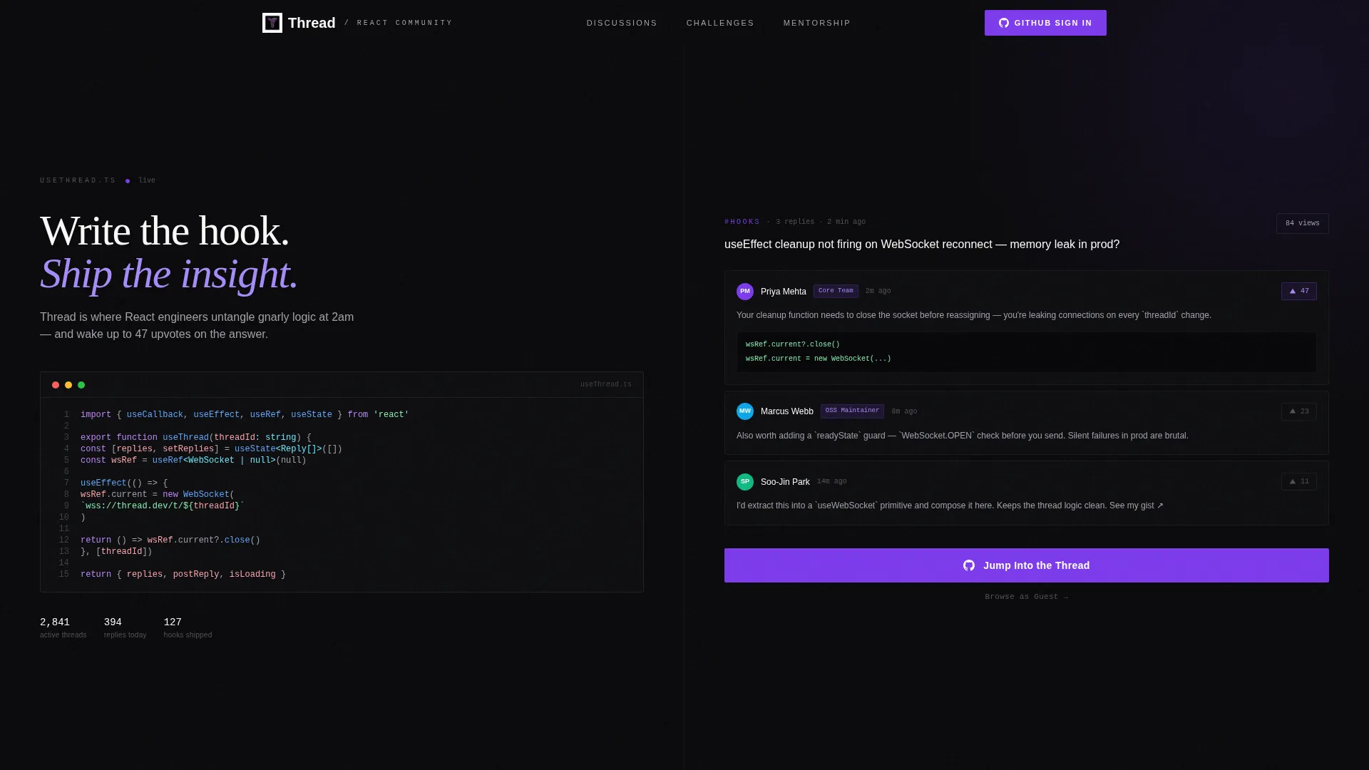 Vibrant React | Free Website Template | Rocket