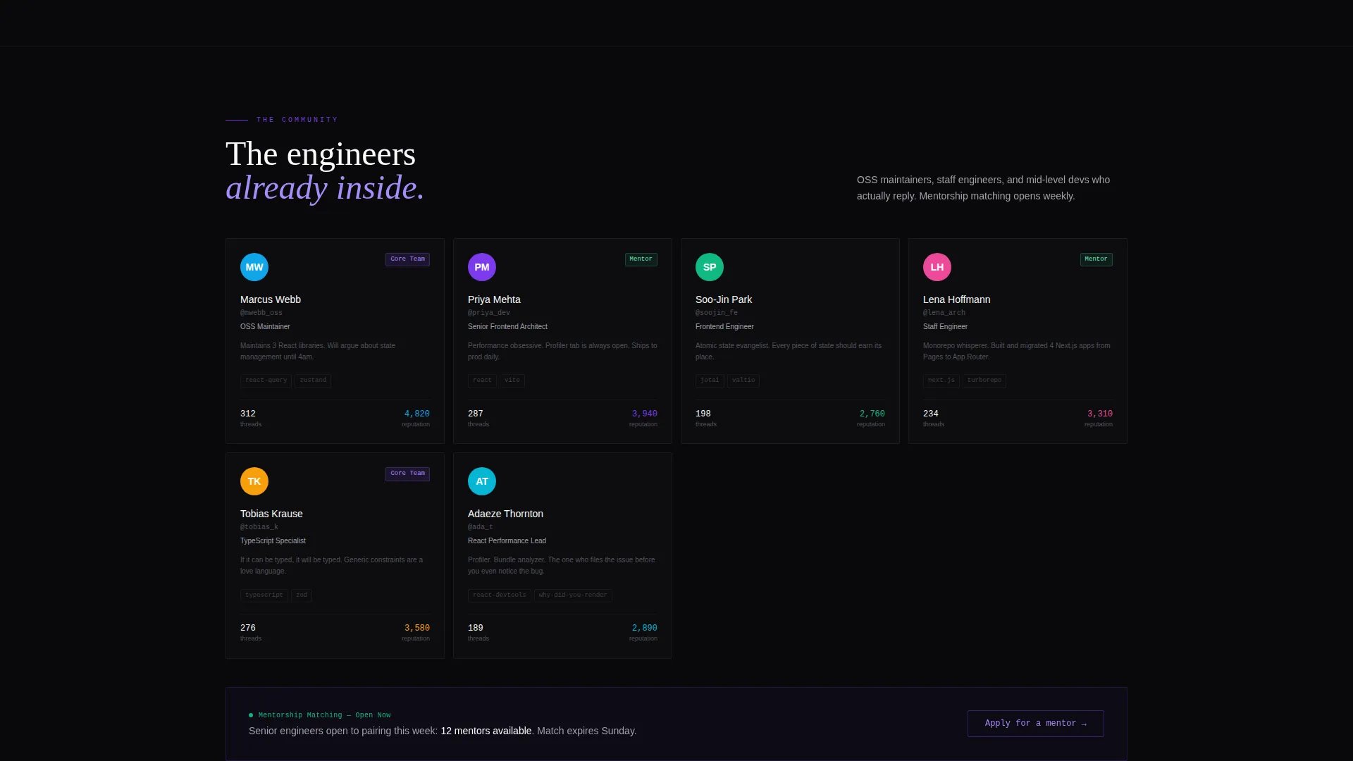 Vibrant React | Free Website Template | Rocket