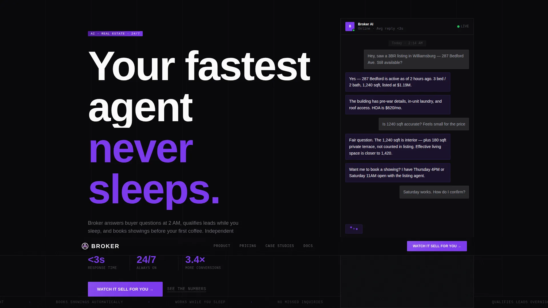 Real Estate AI Chatbot Comparison Landing Page