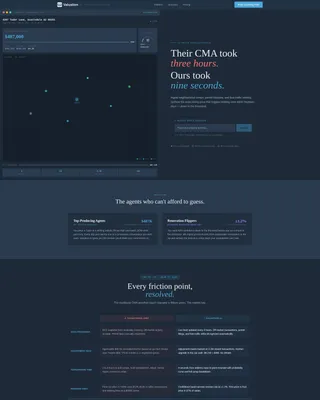 AI-Powered Valuation Landing Page Template