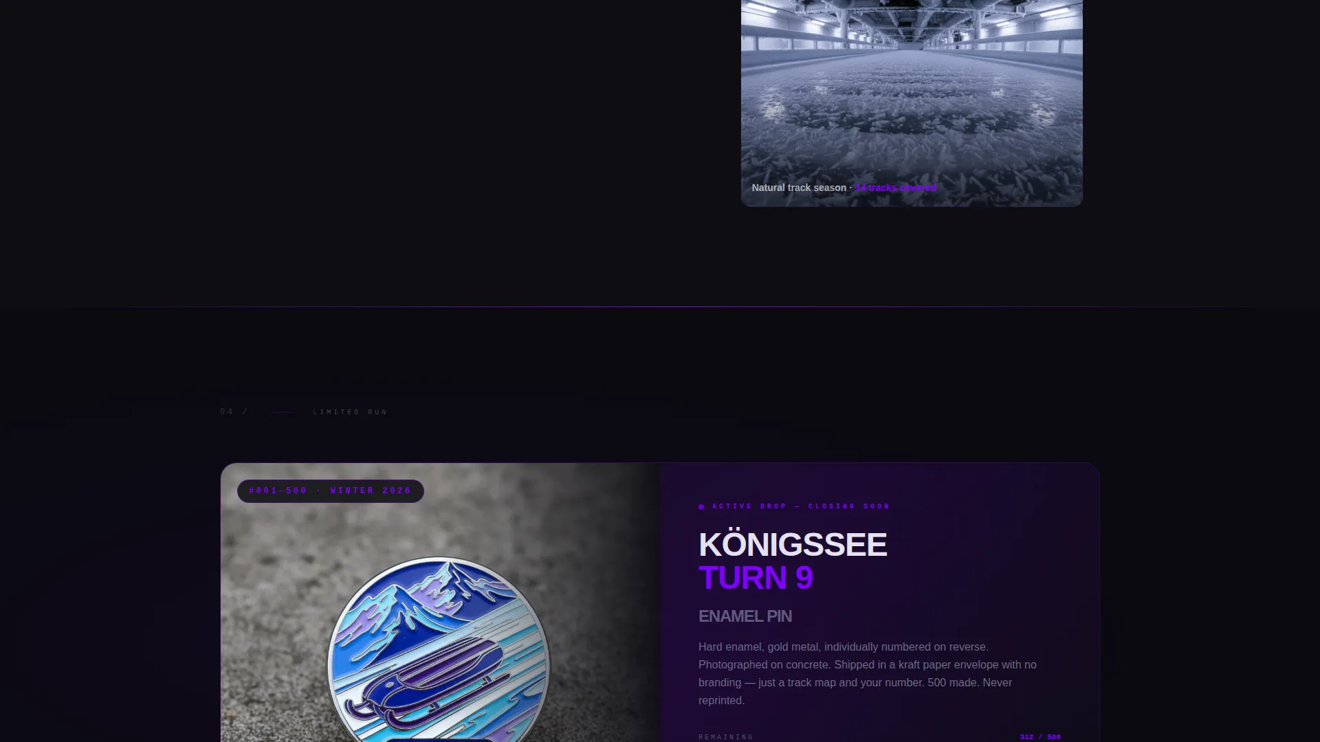 Luge Community Landing Page Template