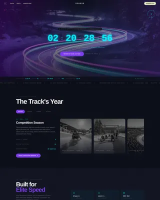 Luge Booking Website Template
