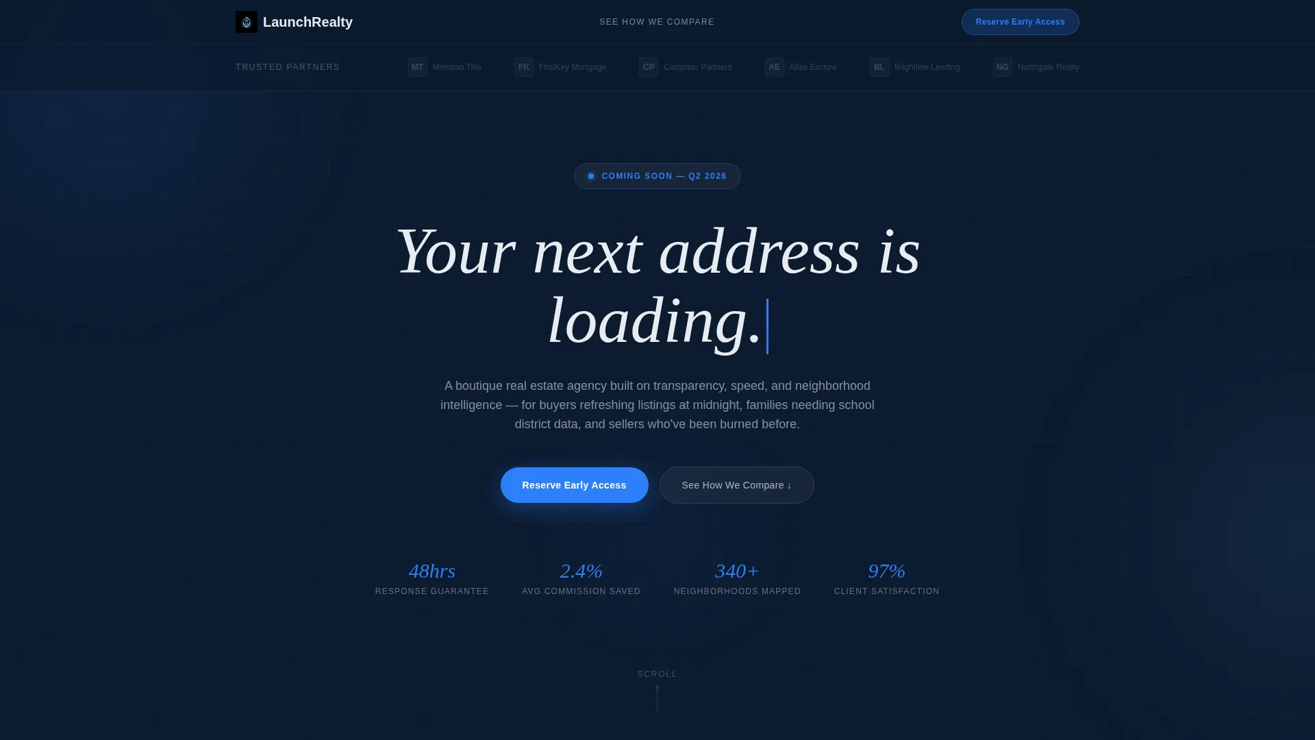 Real Estate Agency Specialist Booking Website Template