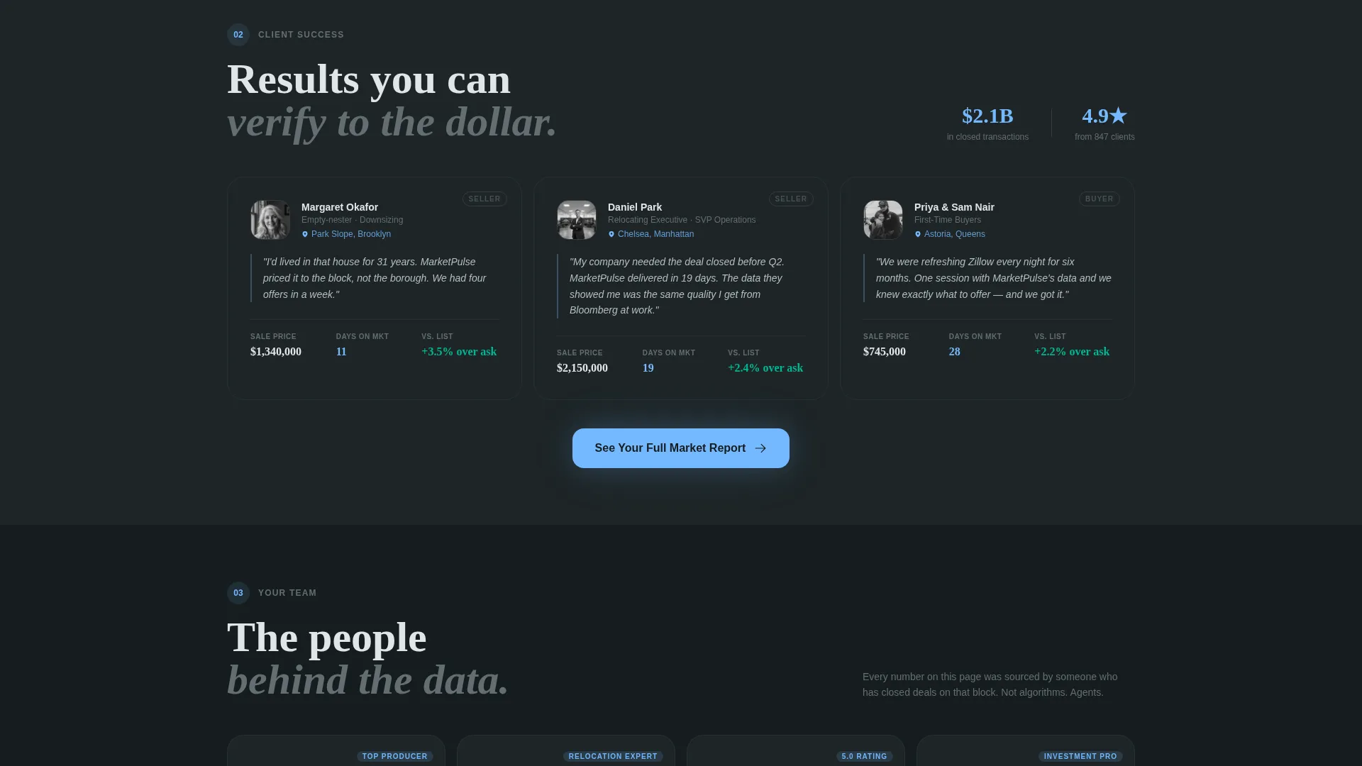 Real Estate Agency Home Value Estimator Website Template