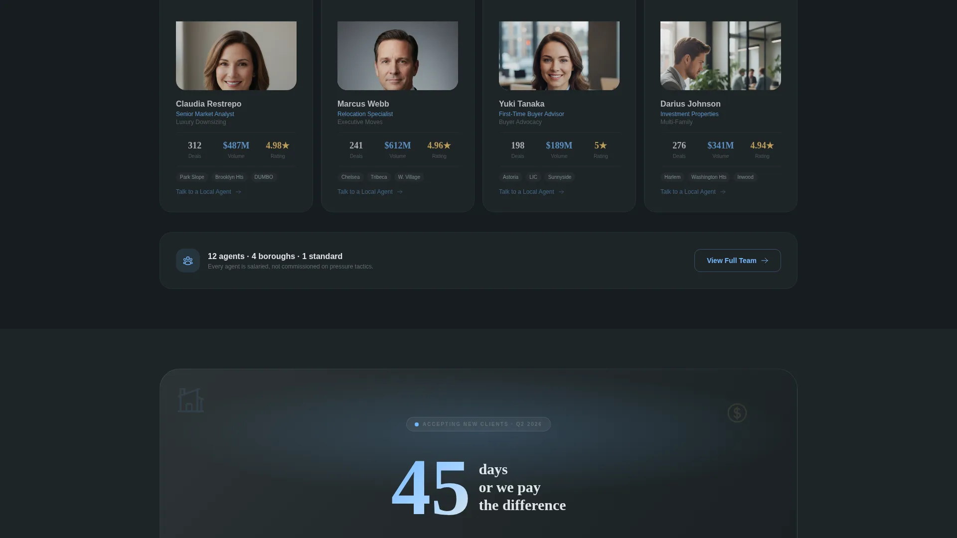 Real Estate Agency Home Value Estimator Website Template