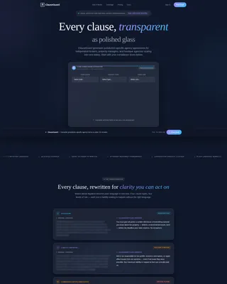 Real Estate Agency Cost Calculator Website Template