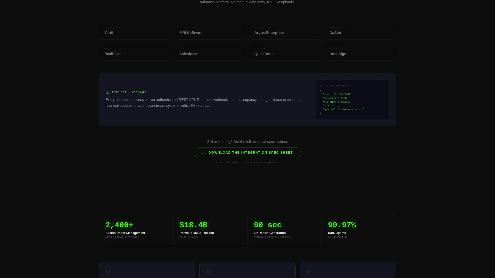 Powerful Asset Management Landing Page Template