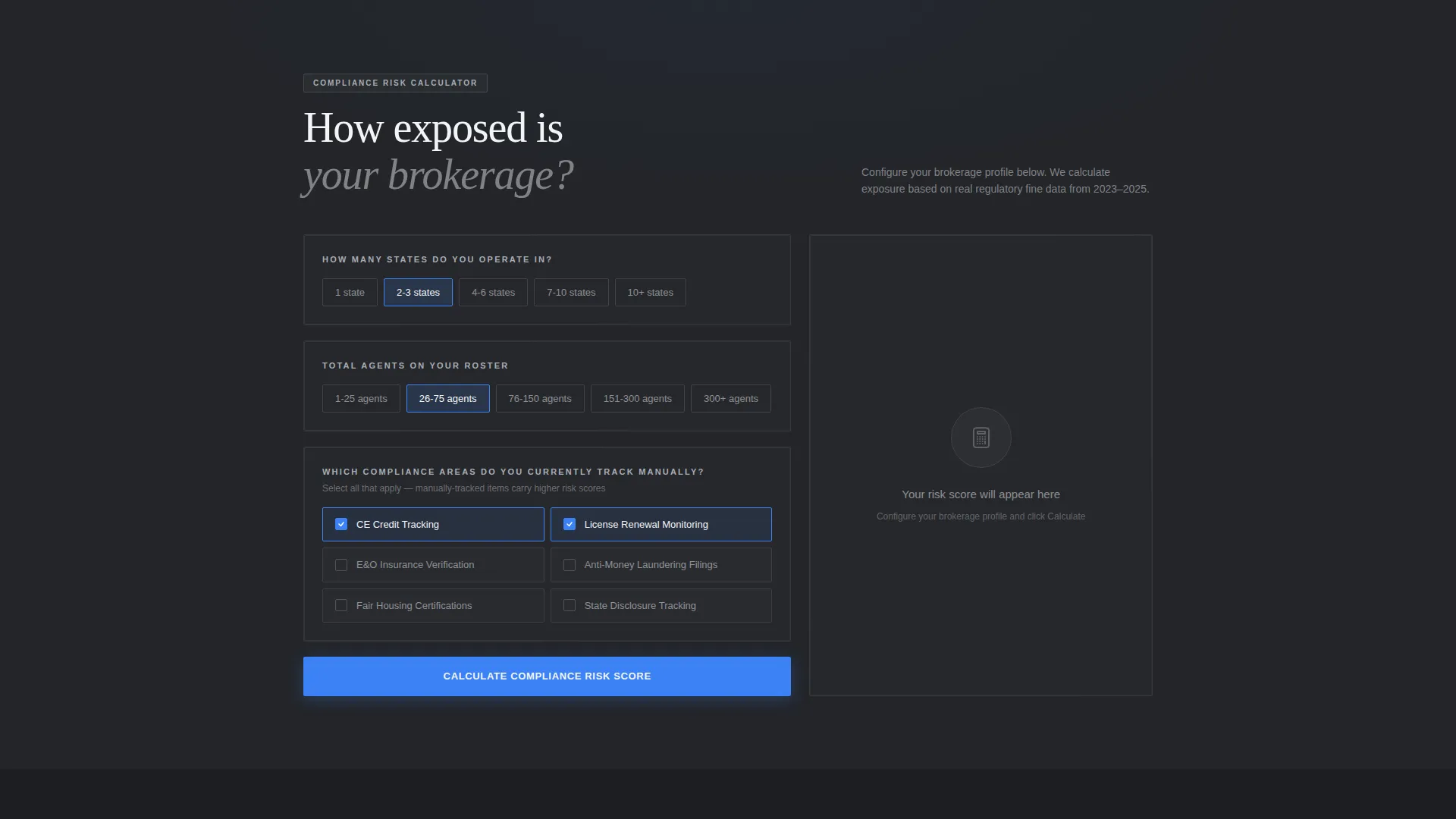 Expert Compliance Landing Page Template