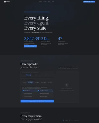Expert Compliance Landing Page Template