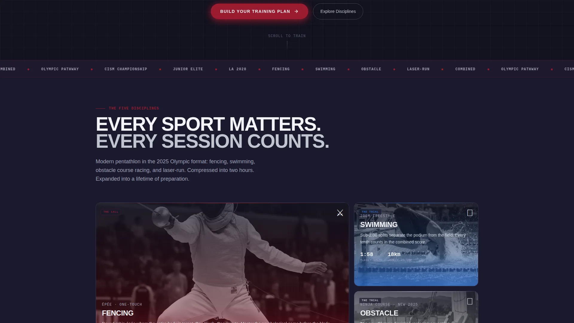 Academy Landing Page Template - Bento Grid