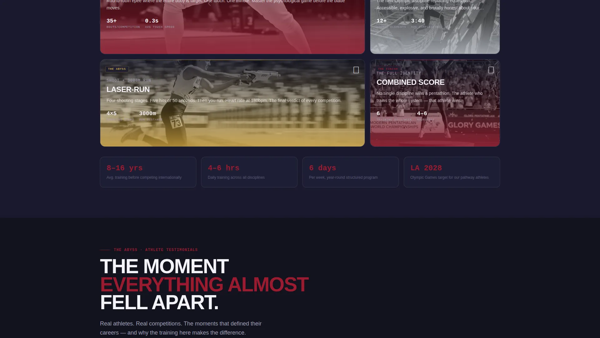 Academy Landing Page Template - Bento Grid