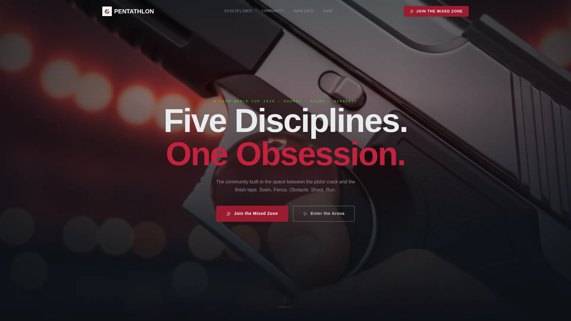 Community Landing Page Template | Ruby & Chrome