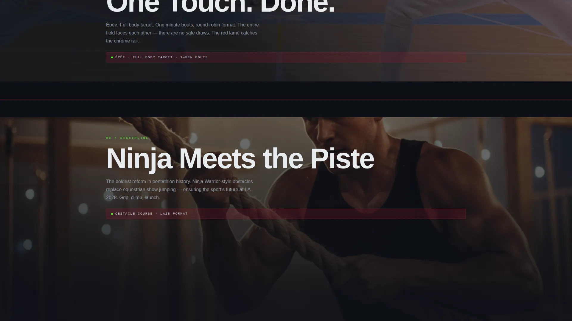 Community Landing Page Template | Ruby & Chrome
