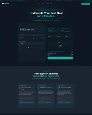 Real Estate Course Landing Page Template