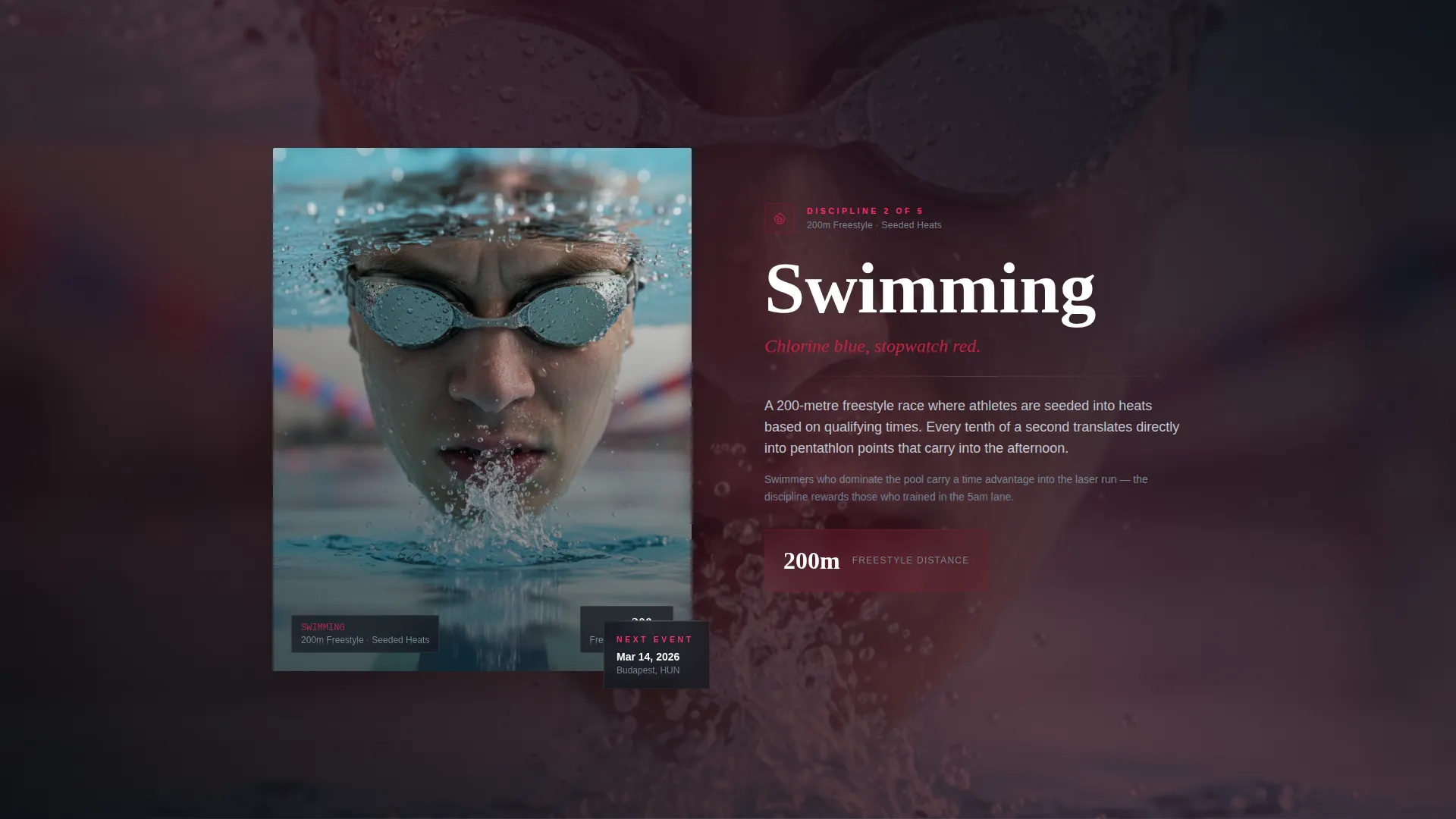 League Landing Page Template for Elite Multisport