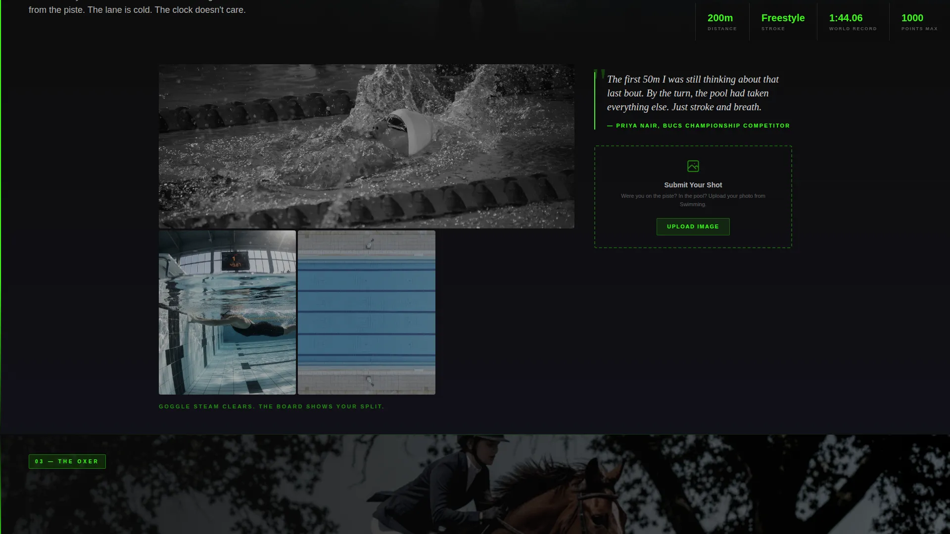Landing Page Template - Multisport Event Design