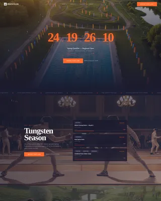 Prestigious Elite Athletics Landing Page Template