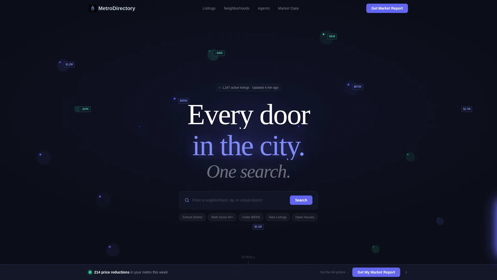 Real Estate Directory Landing Page Template