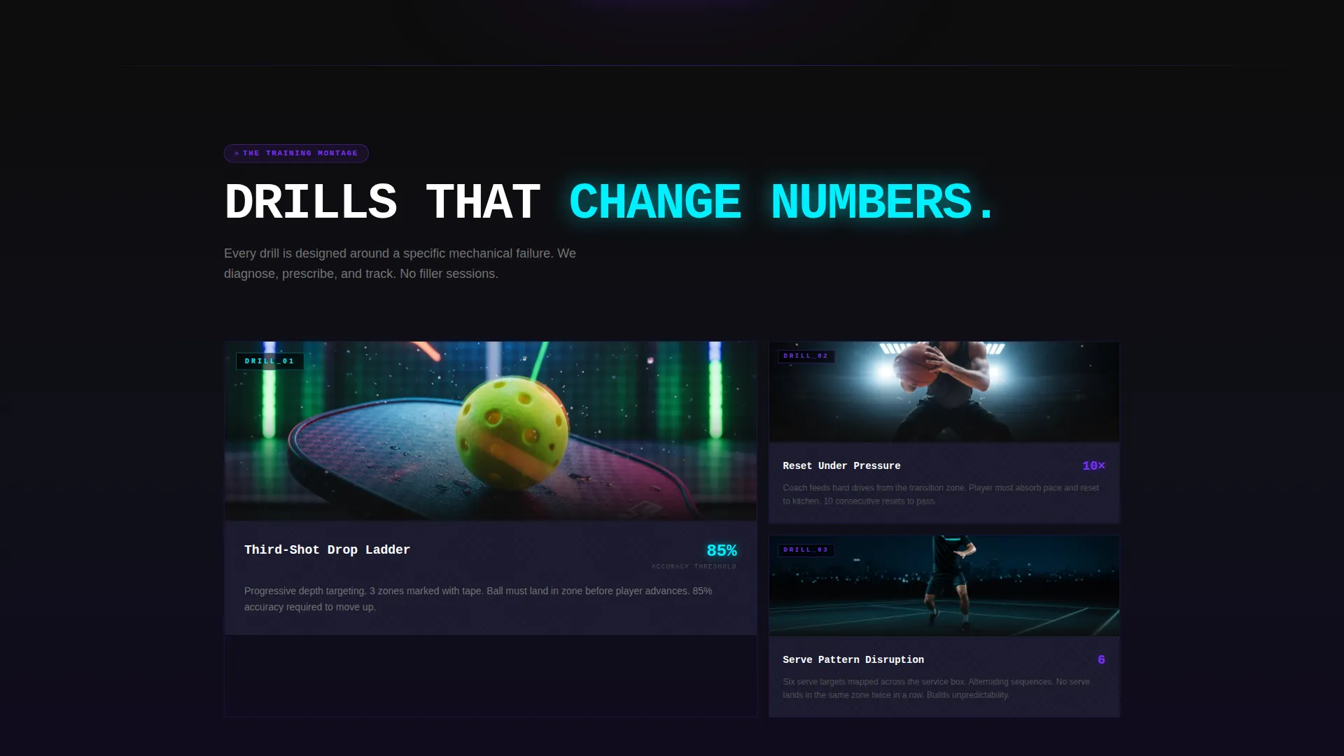 Pickleball Academy Landing Page Template