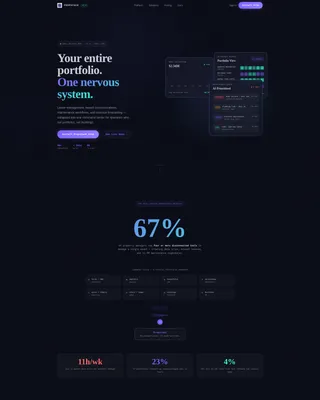 Real Estate ERP Dashboard Landing Page Template