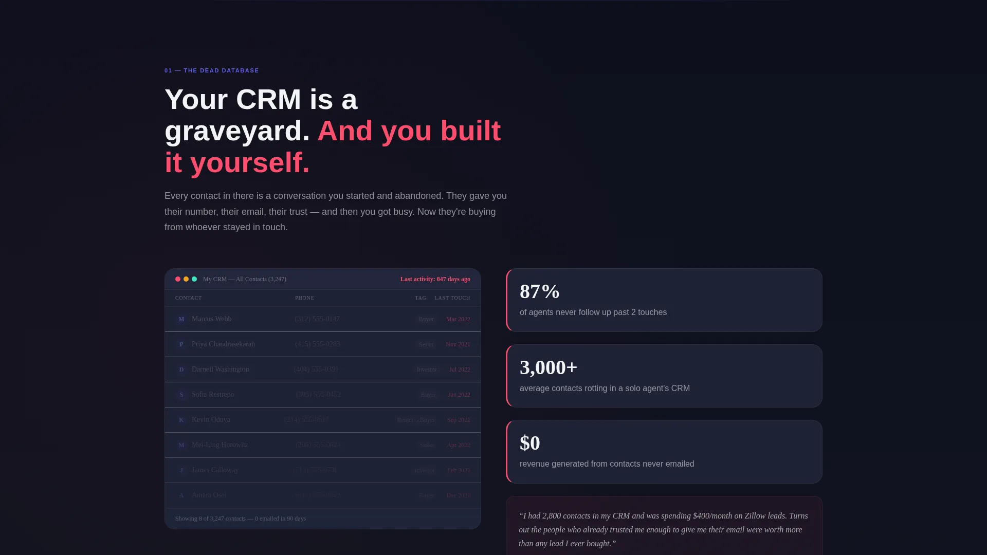 Real Estate Email Marketing Landing Page Template