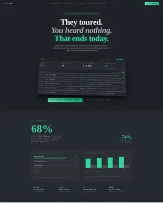 Real Estate Feedback Request Email Landing Page