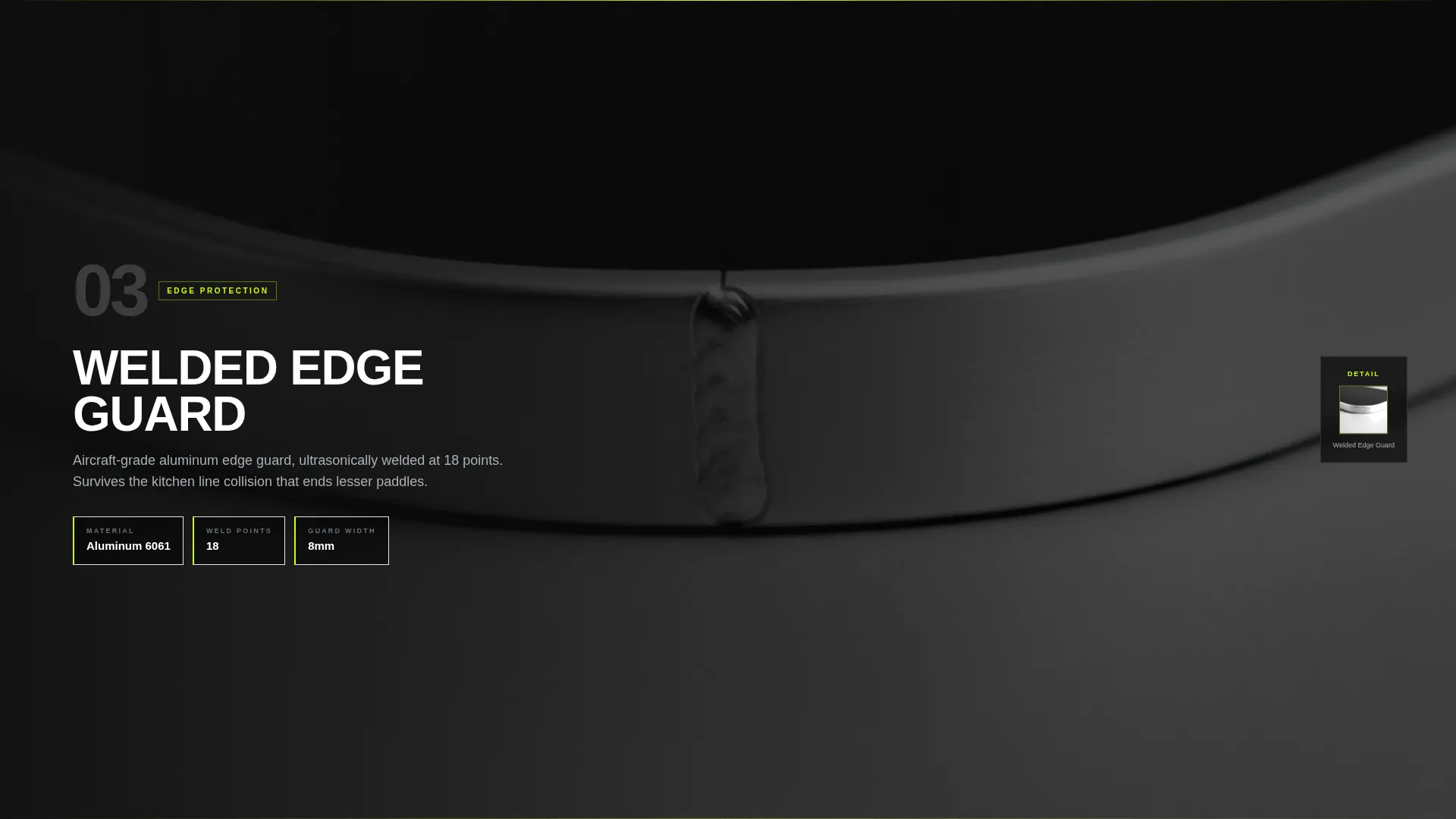 Pickleball Landing Page Template | Carbon Series