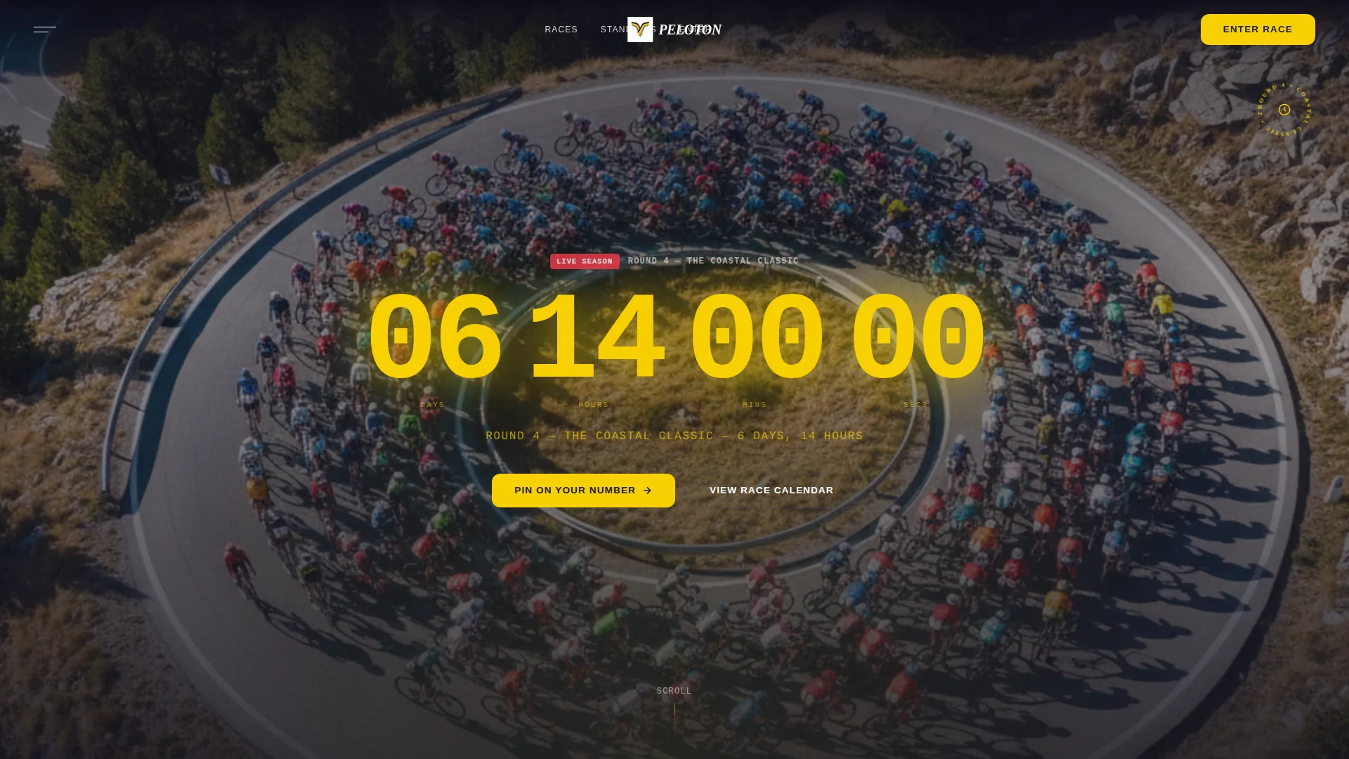 Electrifying Cycling Landing Page Template