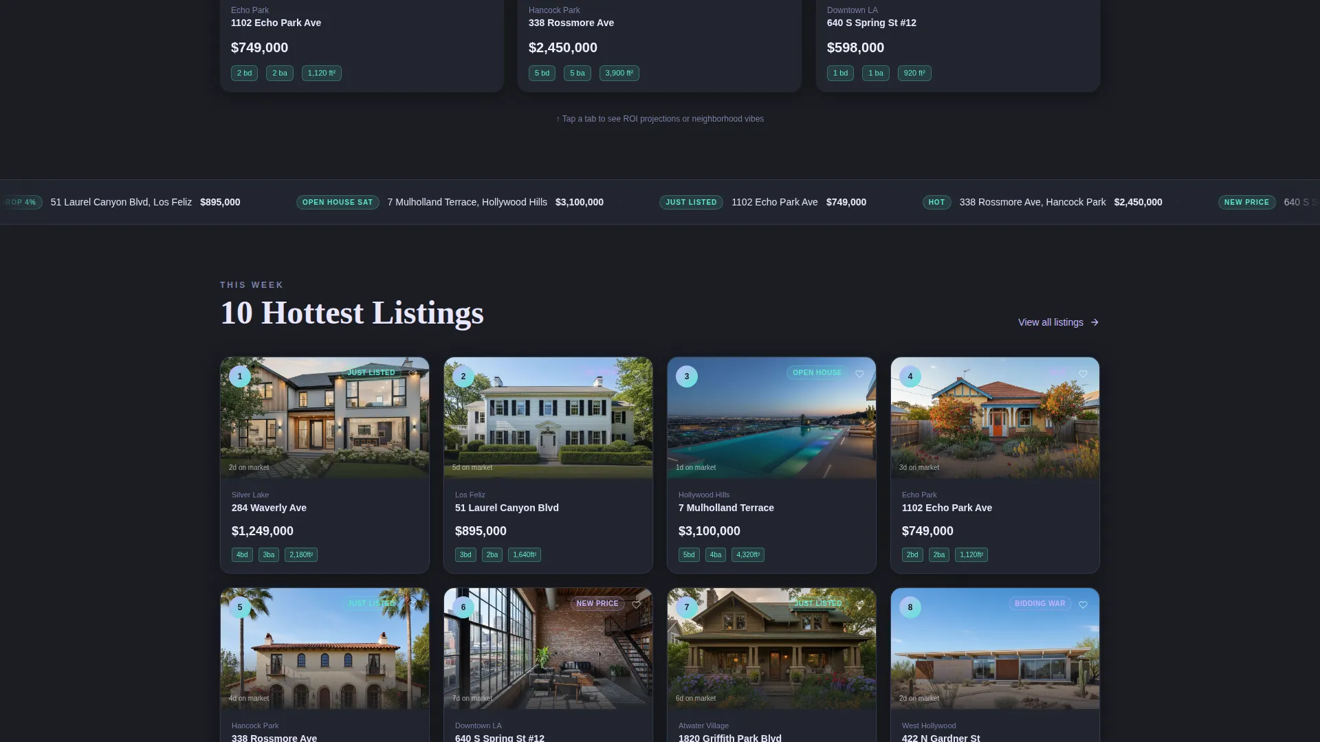 Iridescent Realestate Landing Page Template