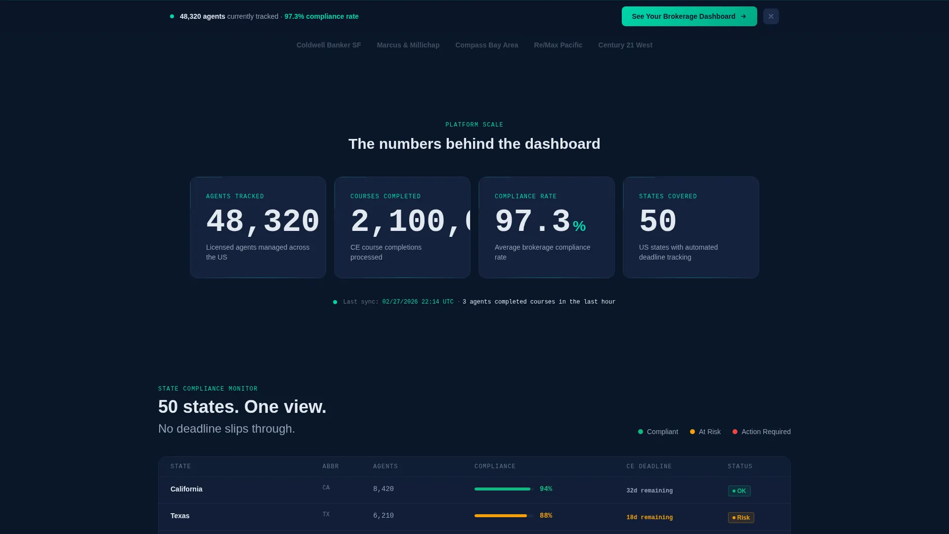 Real Estate LMS Landing Page Template