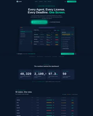 Real Estate LMS Landing Page Template