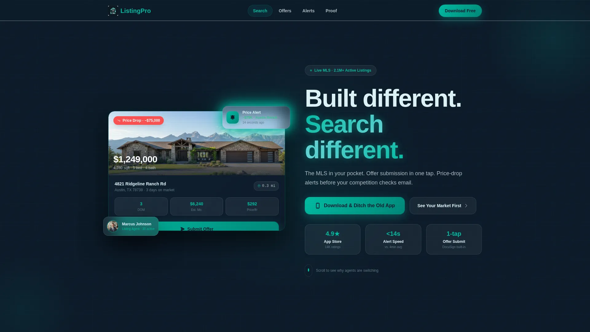 High-Converting Property Landing Page Template