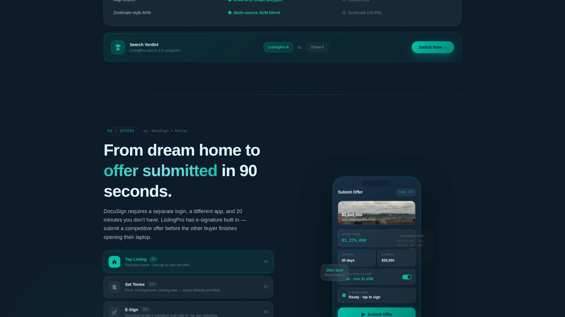 High-Converting Property Landing Page Template