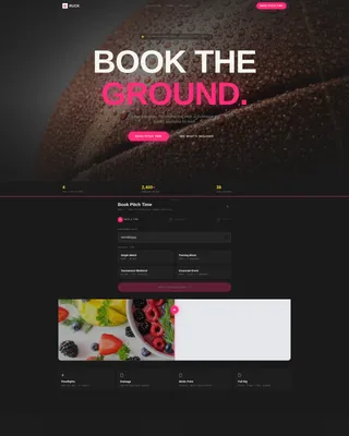 Ferocious Rugby Union Landing Page Template