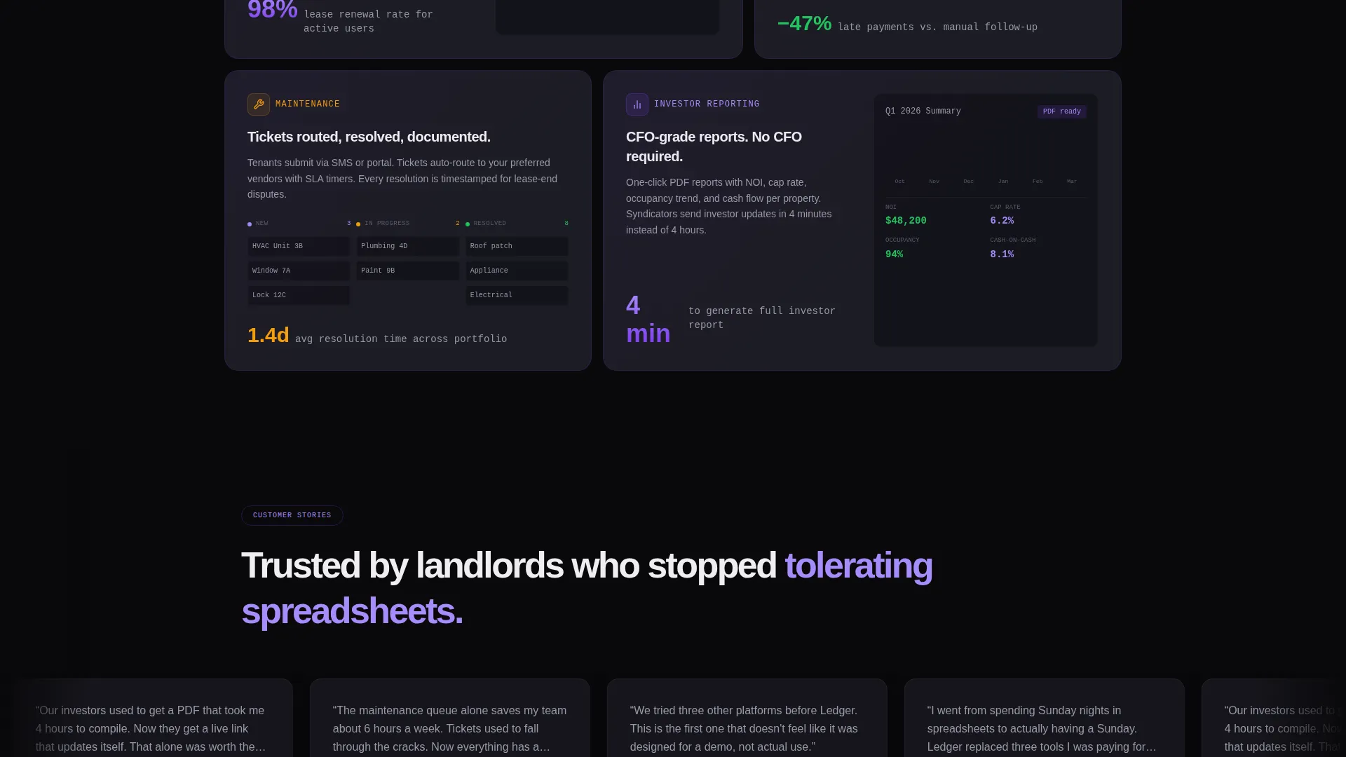 Property Management Landing Page Template