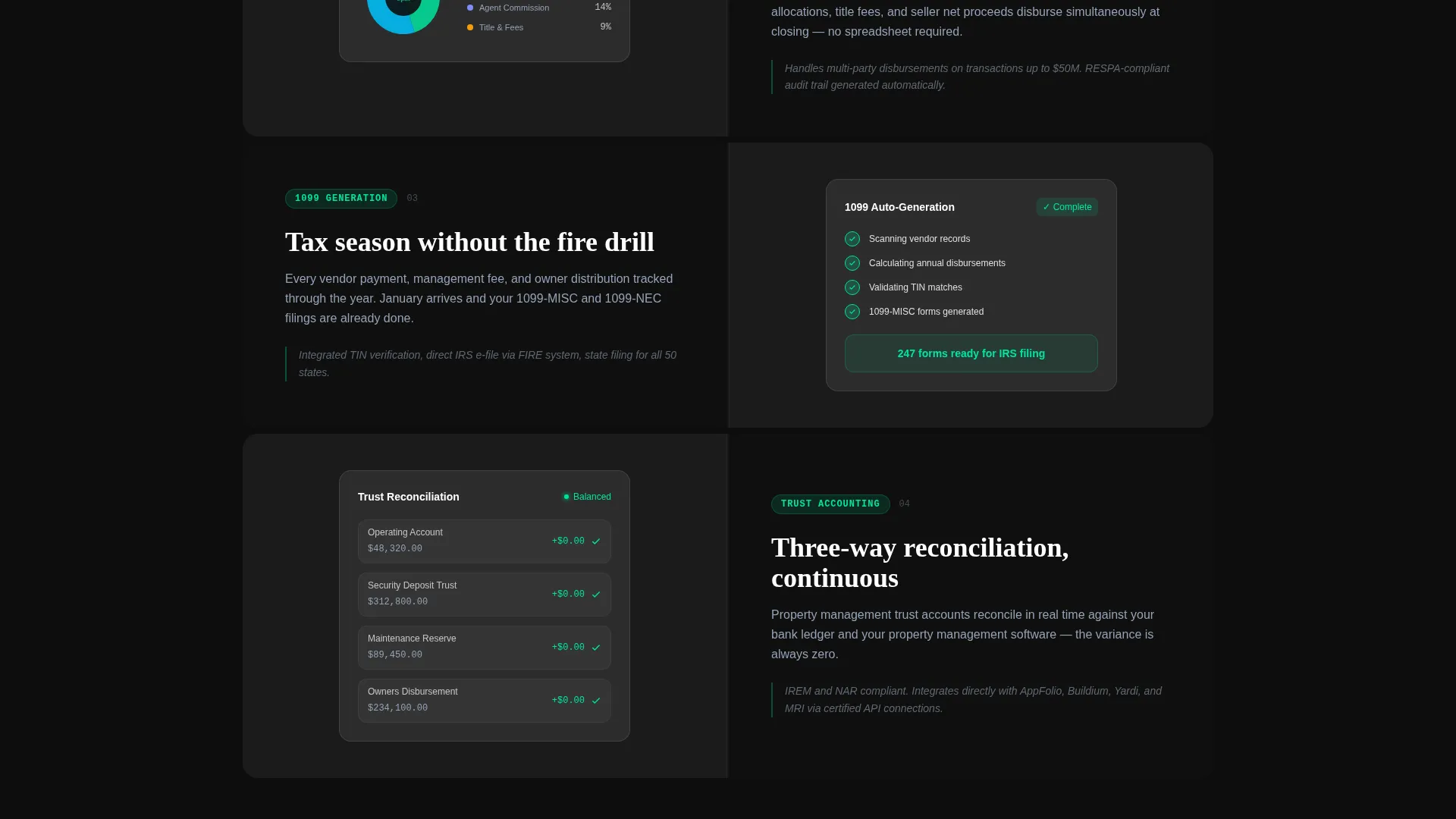 Real Estate Payment Processing Landing Page Template
