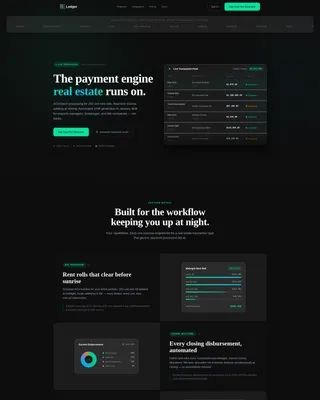 Real Estate Payment Processing Landing Page Template