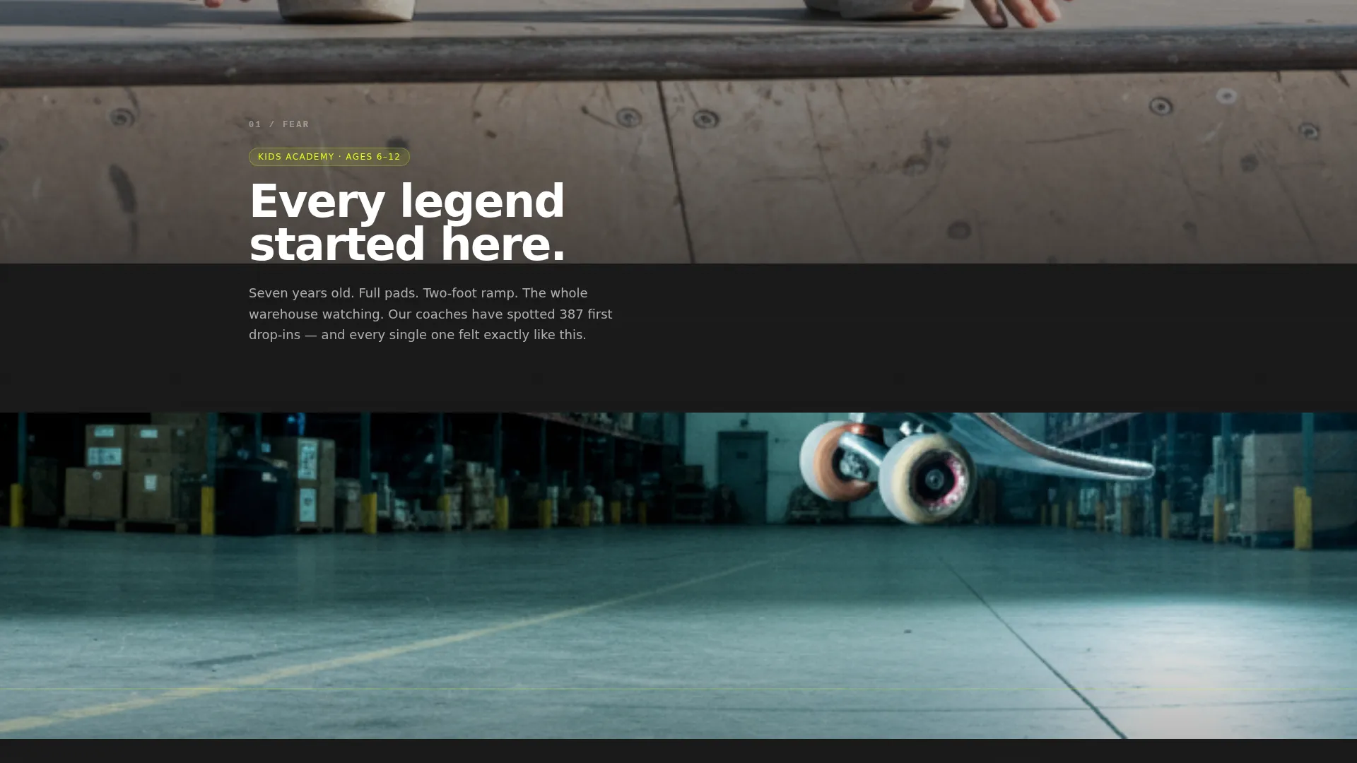 Skateboarding Professional Website Template