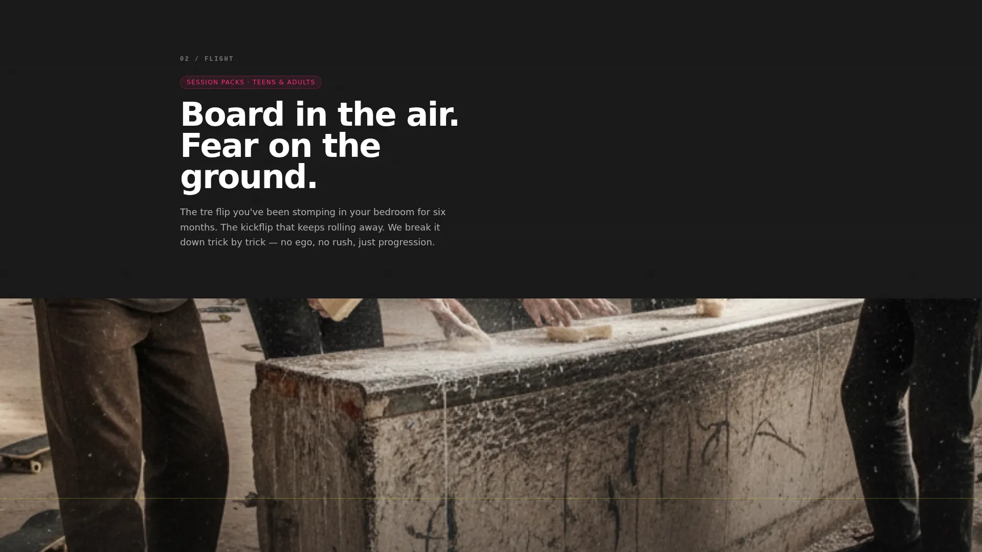 Skateboarding Professional Website Template
