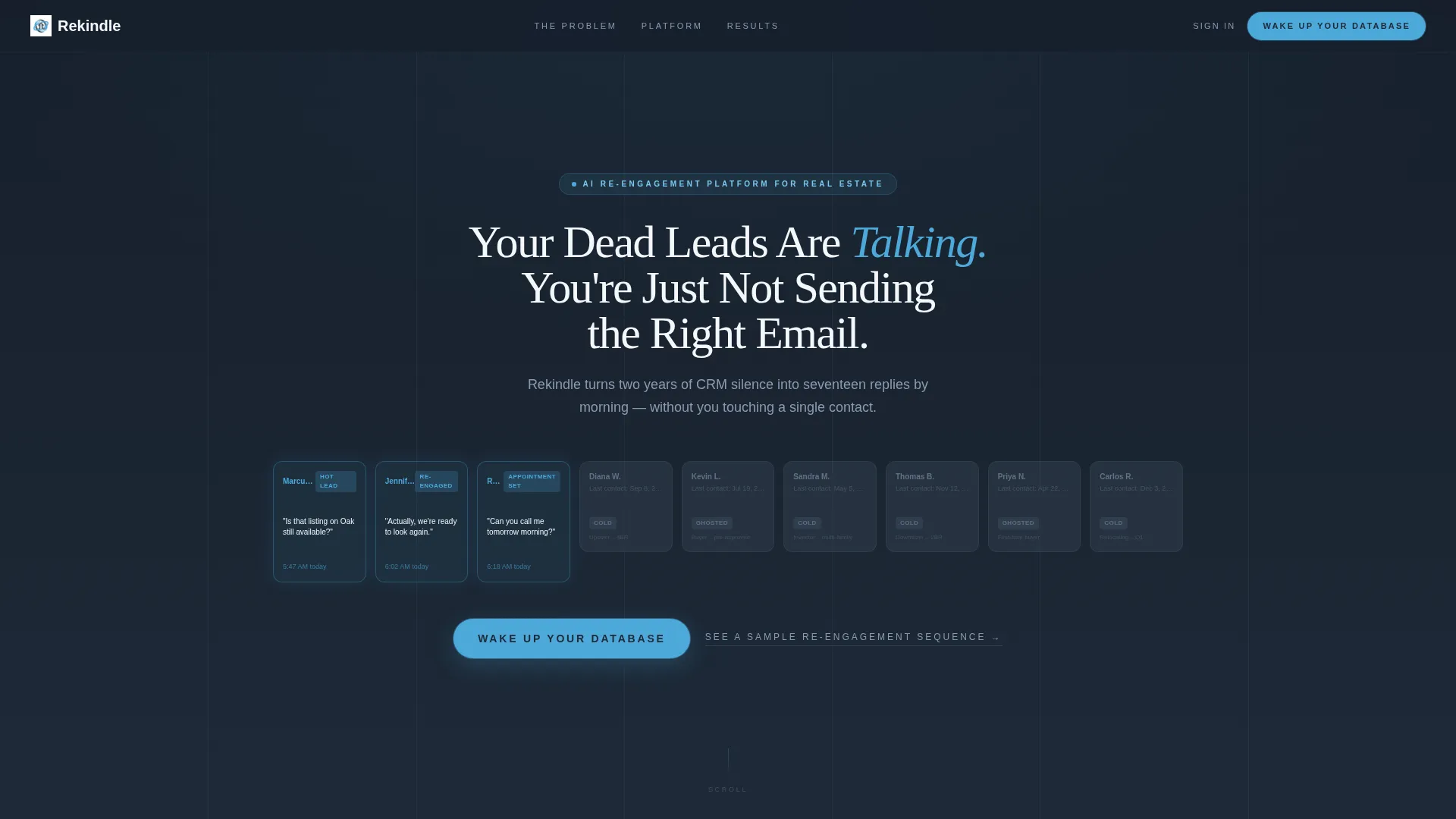 Real Estate Re-Engagement Landing Page Template