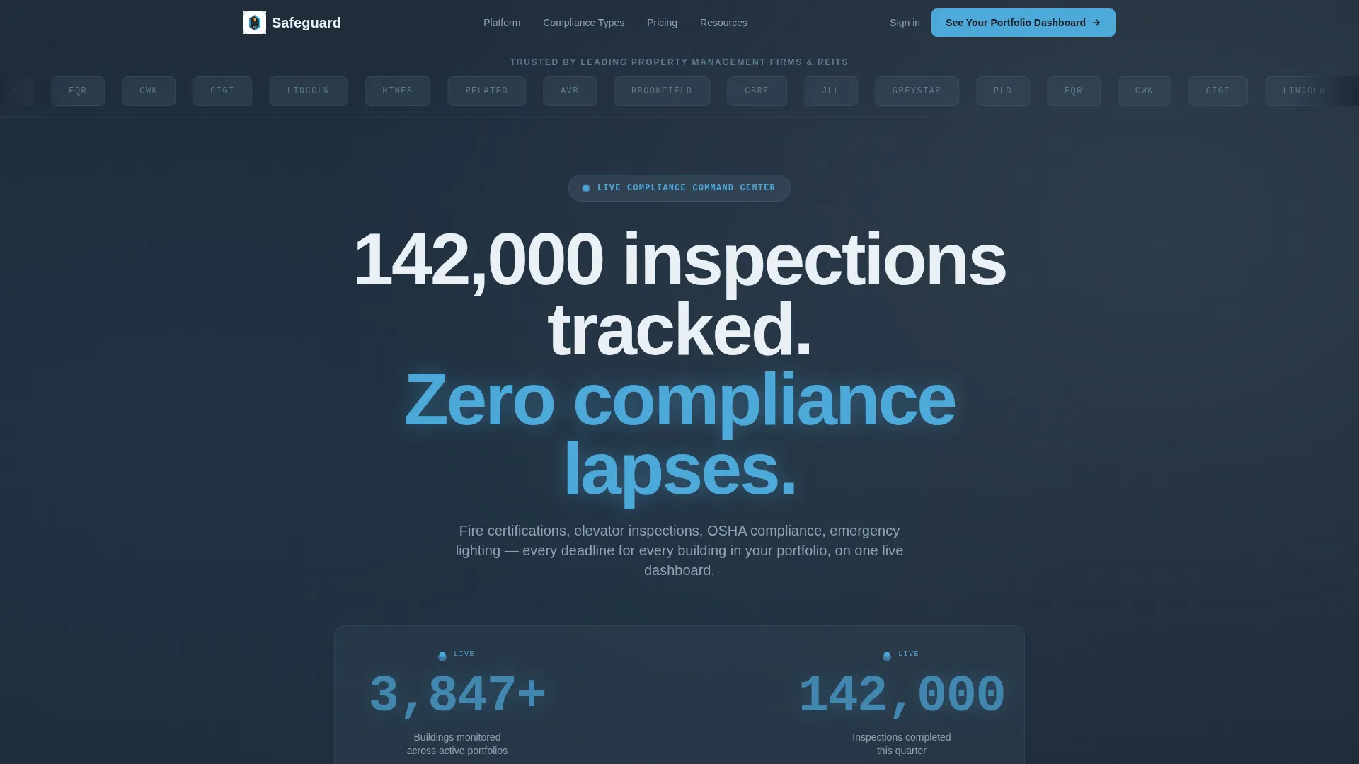 Real Estate Compliance Landing Page Template