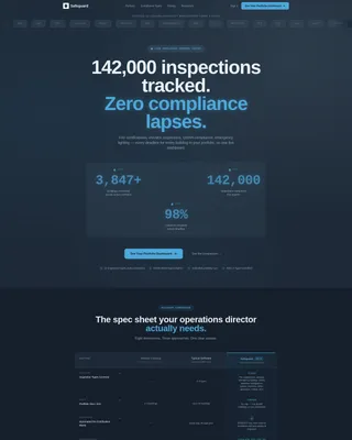 Real Estate Compliance Landing Page Template
