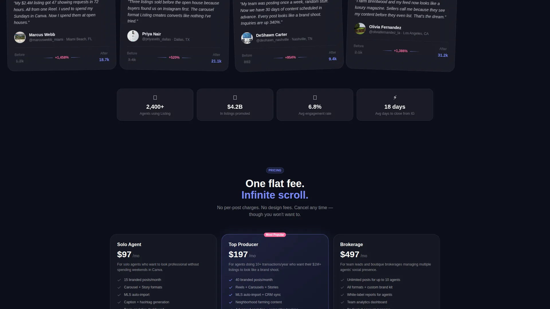 Stunning Realestate Landing Page Template