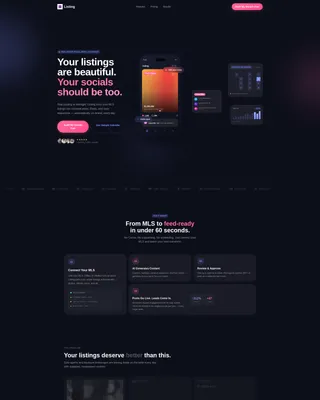 Stunning Realestate Landing Page Template