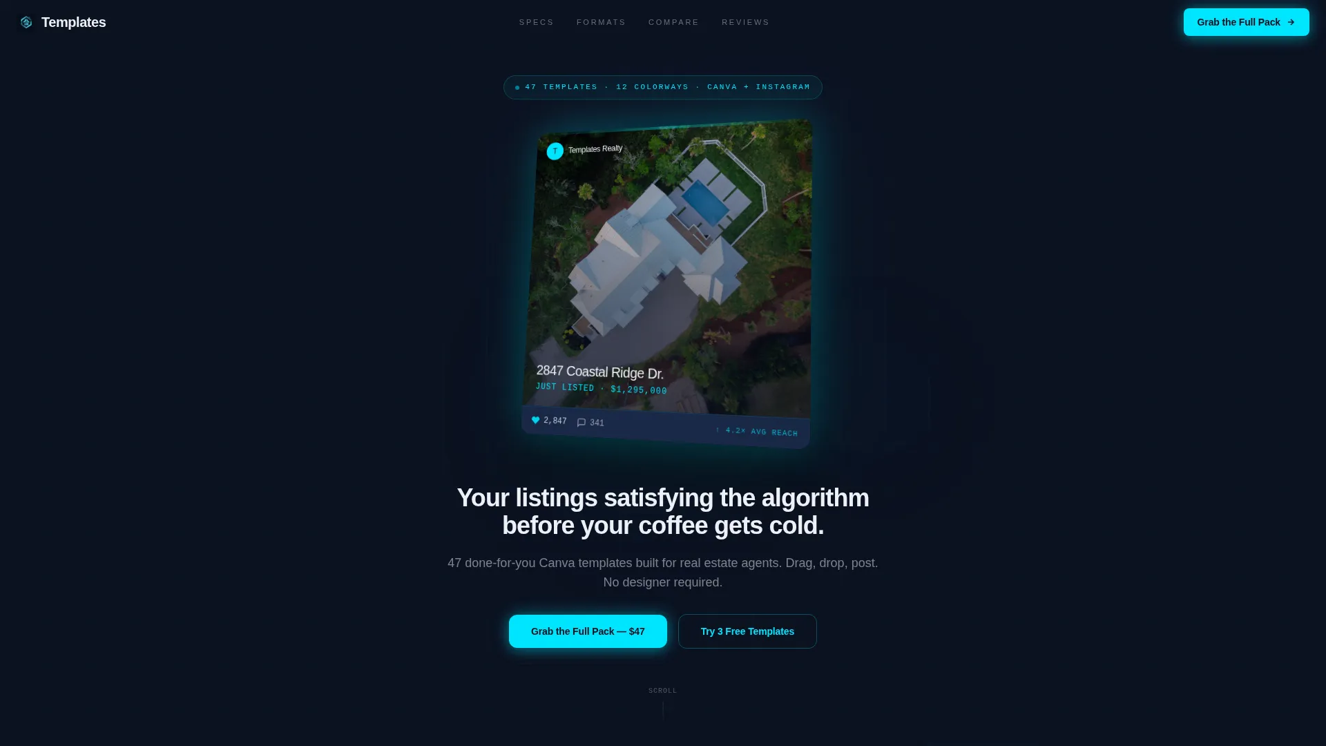 Elegant Property Landing Page Template