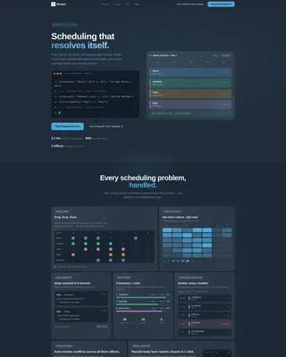 Real Estate Staff Scheduling Landing Page Template