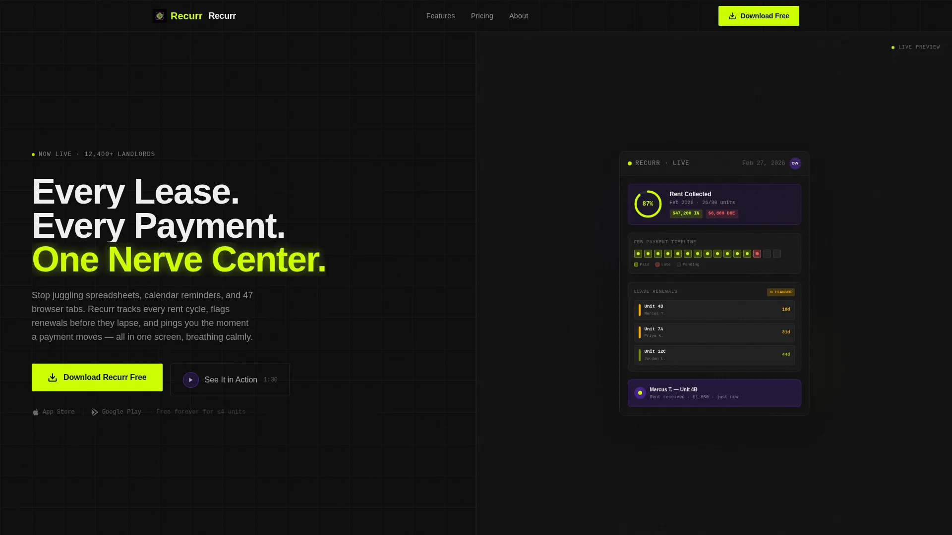 Property Management Landing Page Template