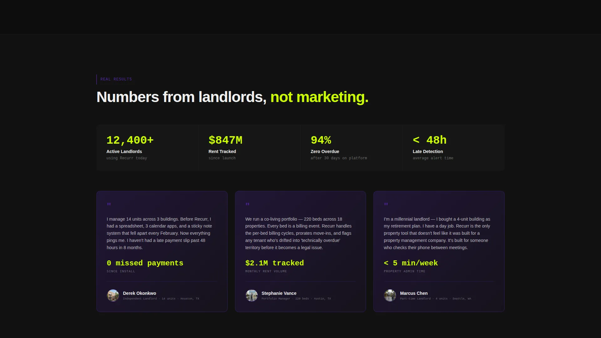 Property Management Landing Page Template